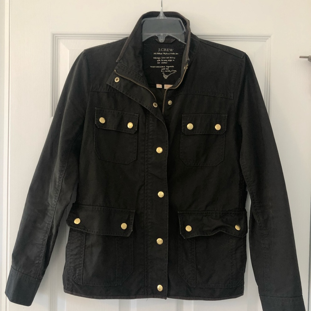 J Crew Relaxed Boyfriend Field Jacket